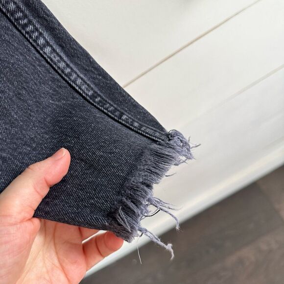 Abercrombie & Fitch Women’s 24 Black The Mom High Rise Jeans - Picture 4 of 7
